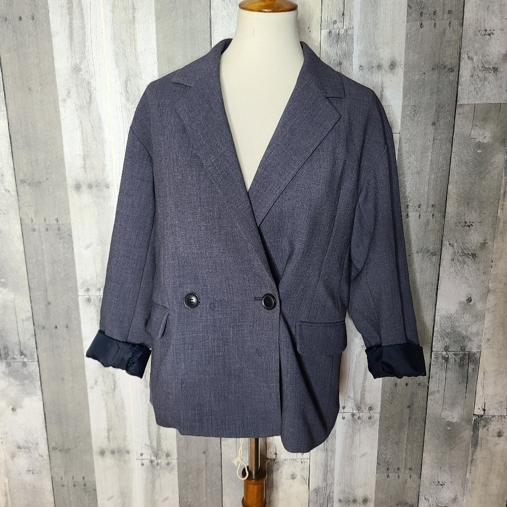 Moussy Small Grey Blazer Jacket